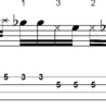 Thumbnail L288 Muted 16ths bass exercise using the blues scale Thumbnail L288 Muted 16ths bass exercise using the blues scale