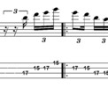 Thumbnail L274 Gm pentatonic bass lick in 5 positions