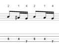 Thumbnail L264 Fast Em dorian scale BASS fill