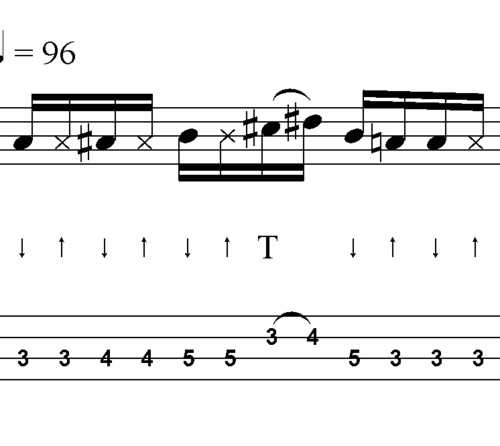 Product picture L08 Doublethumbing slap bass in D