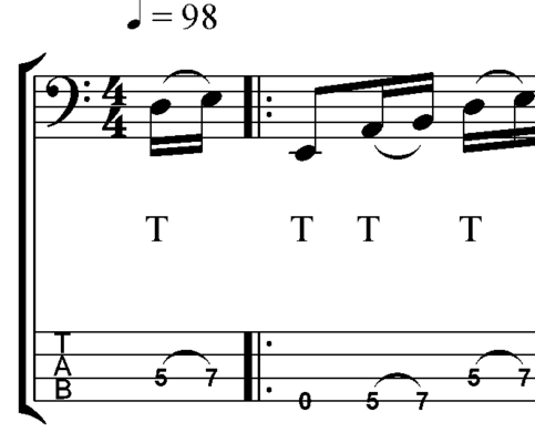 Product picture L09 Pentatonic slap bass fill in E