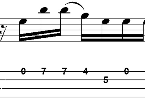 Product picture L49 Em Pentatonic Bass fill with open strings