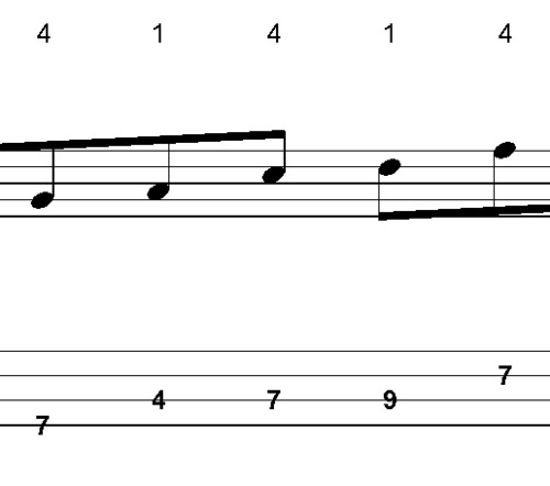 Product picture L253 A major bass solo ideas