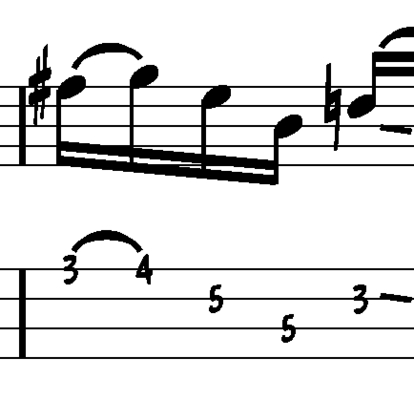 Product picture L195 Blues bass run i G7