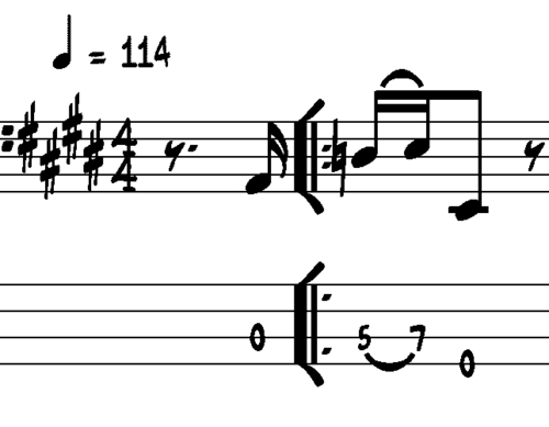 Product picture L111 Bass with The James Brown chord