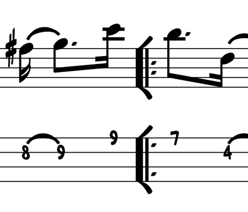 Product picture L122 Jazzy bass lick in G Major