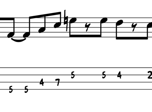 Product picture L131 Shuffle blues in A