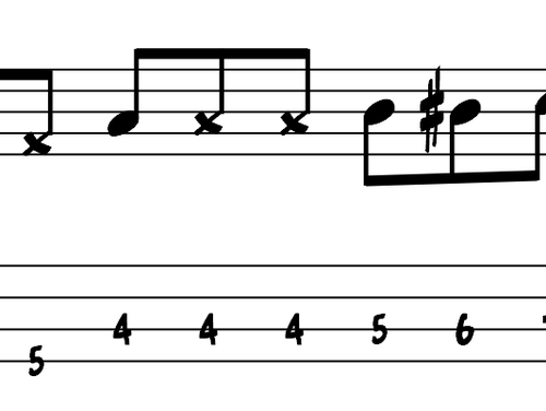 Product picture L133 Fast shuffle bass in A
