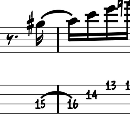Product picture L138 Amaj7 chord scale bass lick