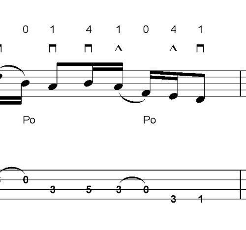 Product picture L263 Heavy bluesy bass in D 