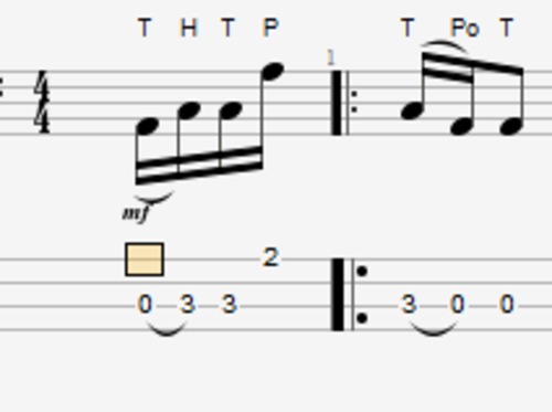 Product picture L364 Funky Slap bass with open strings