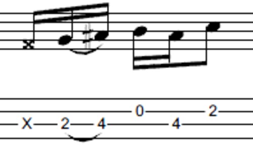 Product picture L352 Funky bass groove and fills with open strings