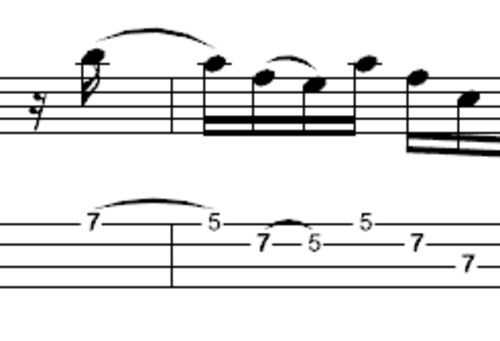 Product picture L349 Funky minor pentatonic bass run / fill